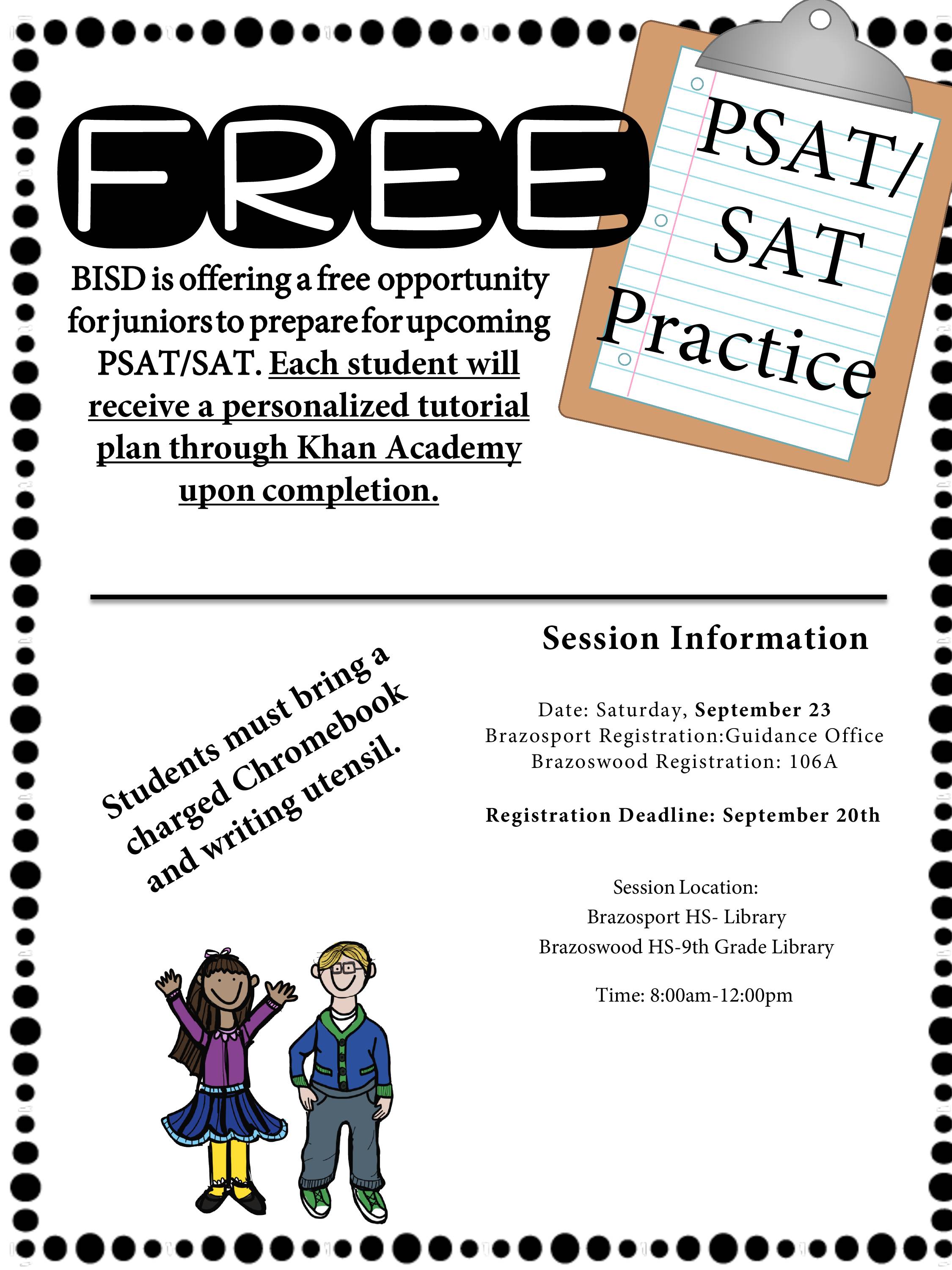 Information Flyer for Practice Sessions