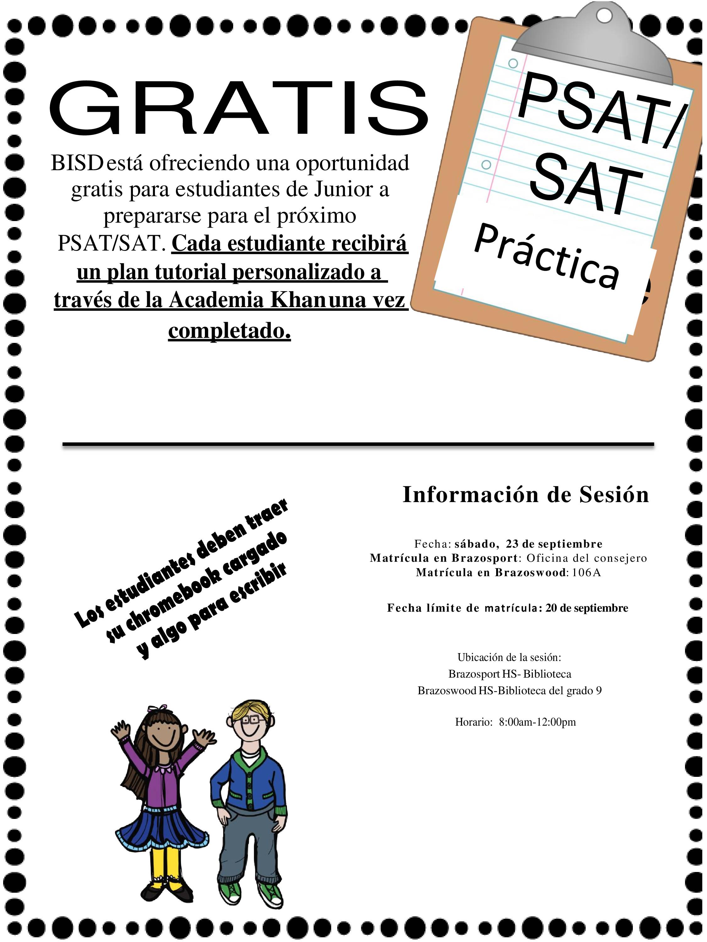 Information Flyer in Spanish